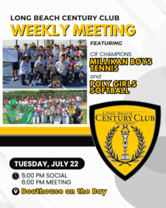 Event flyer for Weekly Meeting on 7/22/2025