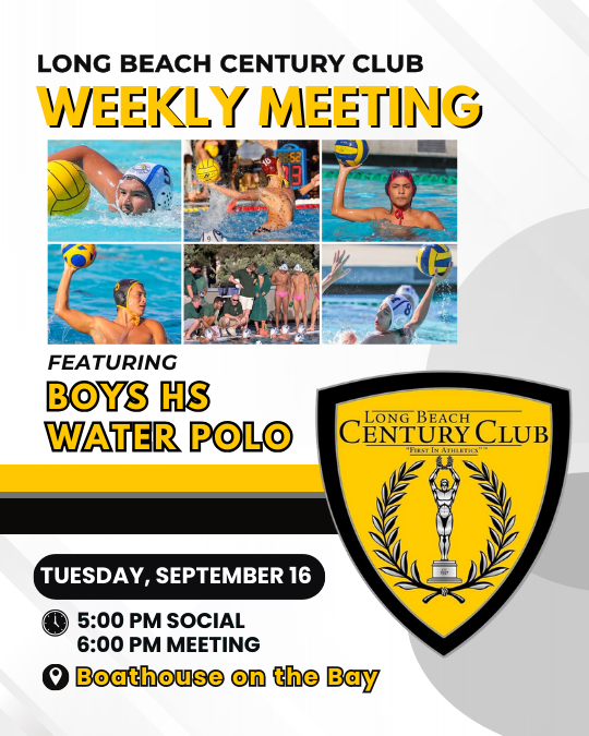 Graphic for Century Club Weekly Meeting on 9/16/2025